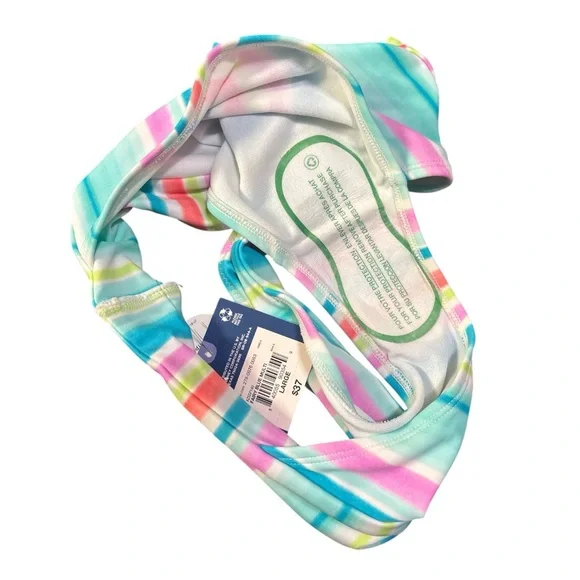 NWT Arizona Jean Company Blue and Pink Bikini Vibrant Swimwear - Picture 3 of 4